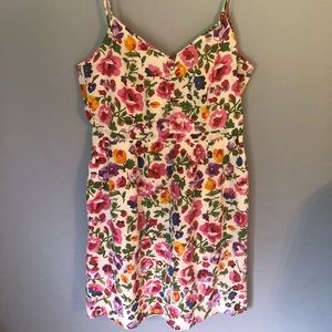 Floral Madewell Dress Size 6 Like New